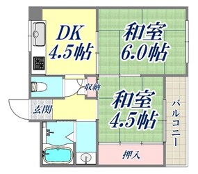 カーサマリノスの物件間取画像